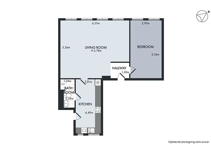 2- Cosy 1 Bdr In The Center Of *